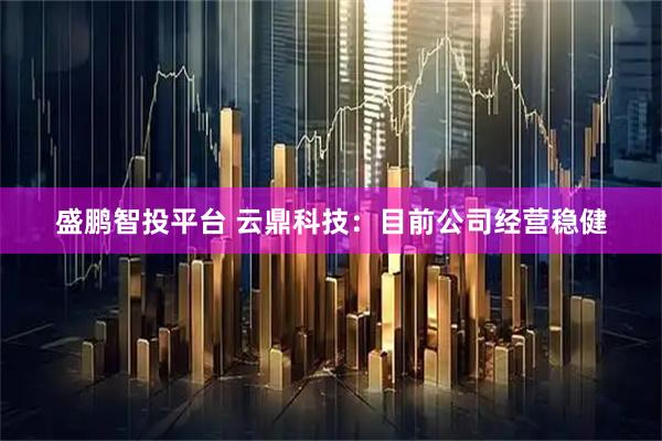 盛鹏智投平台 云鼎科技：目前公司经营稳健
